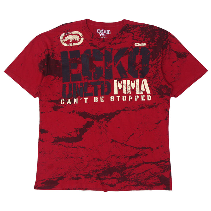 Y2K Mens Ecko Unltd MMA Can't Be Stopped T-Shirt
