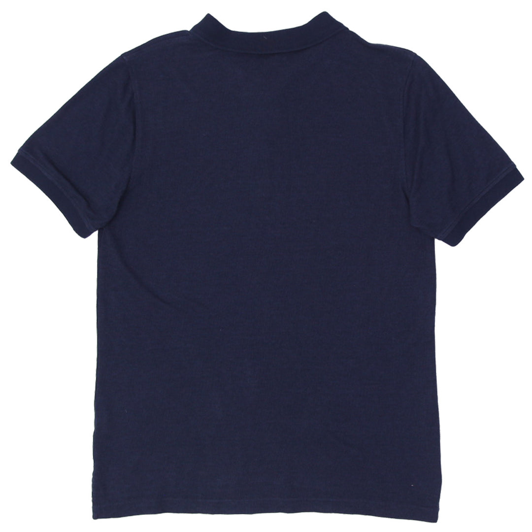 Mens Bench Polo Shirt Navy Blue Cotton Casual Short Sleeve
