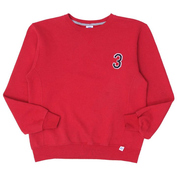 Mens Russell Athletic Red Crewneck Sweatshirt