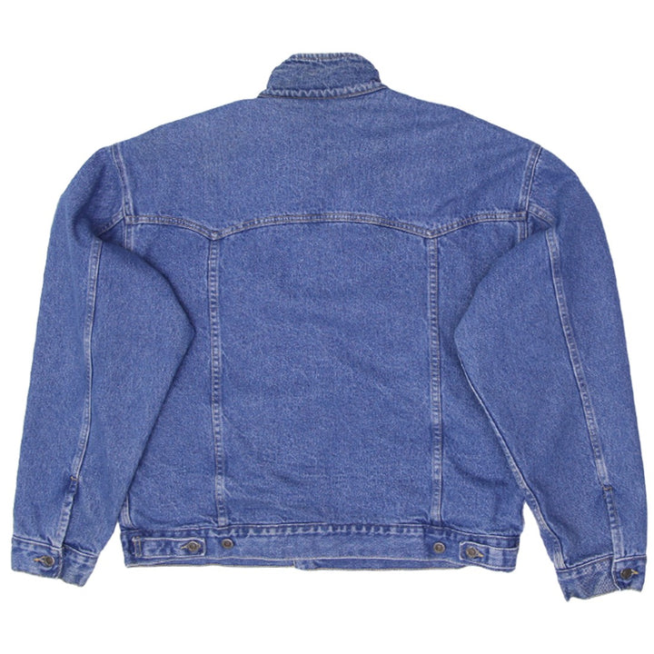 Vintage Mens Schaefer Ranchwear Denim Jacket Blue Button Front