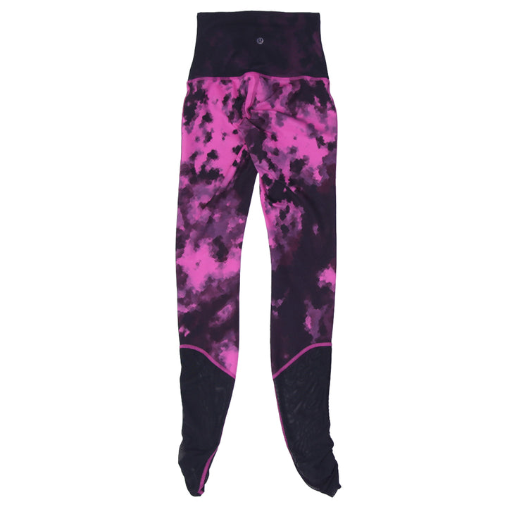 Ladies Lululemon Mesh Waist Sports Legging Pants