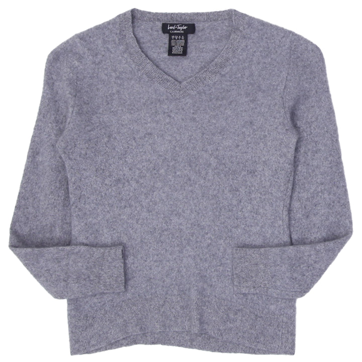 Ladies Lord & Taylor V-Neck Cashmere Sweater