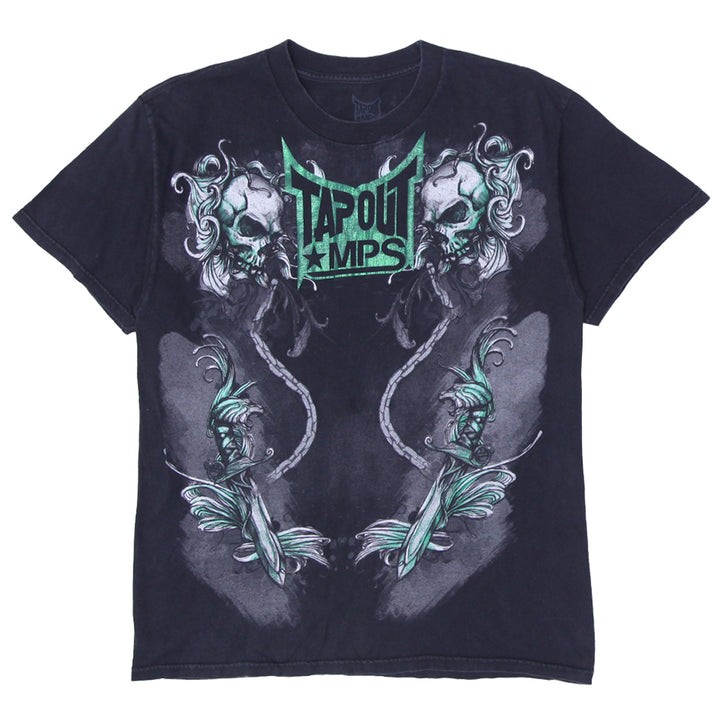 Y2K Mens Tapout MPS Skull AOP T-Shirt