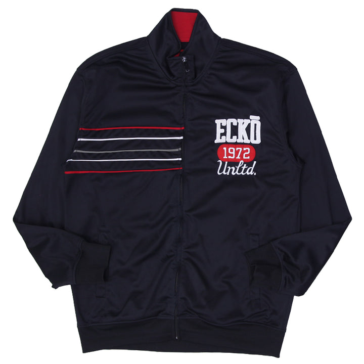 Mens Ecko Unltd Defined By Design Black Zip Up Jacket