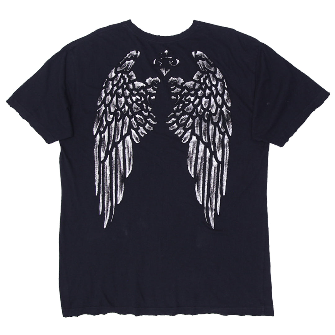 Y2K Mens Affliction Live Fast Black T-Shirt