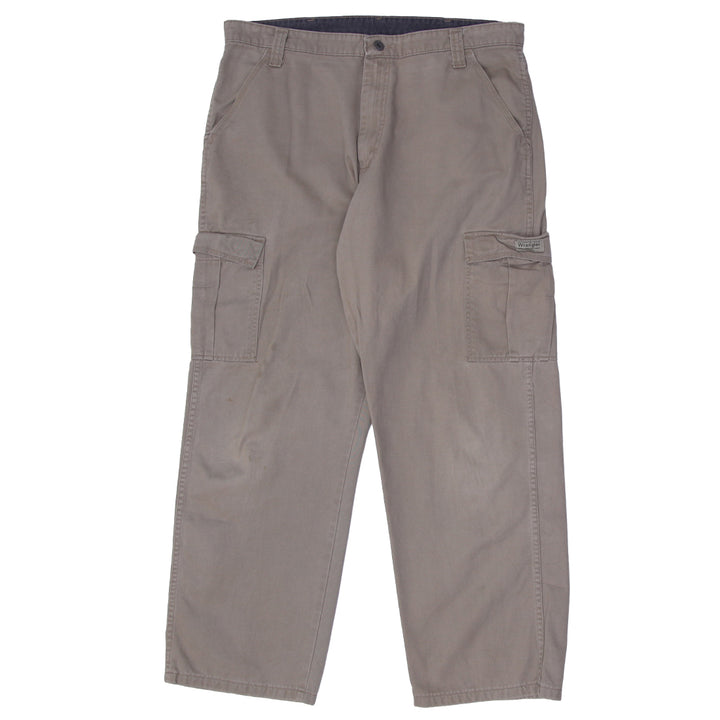Mens Wrangler Brown Cargo Pants