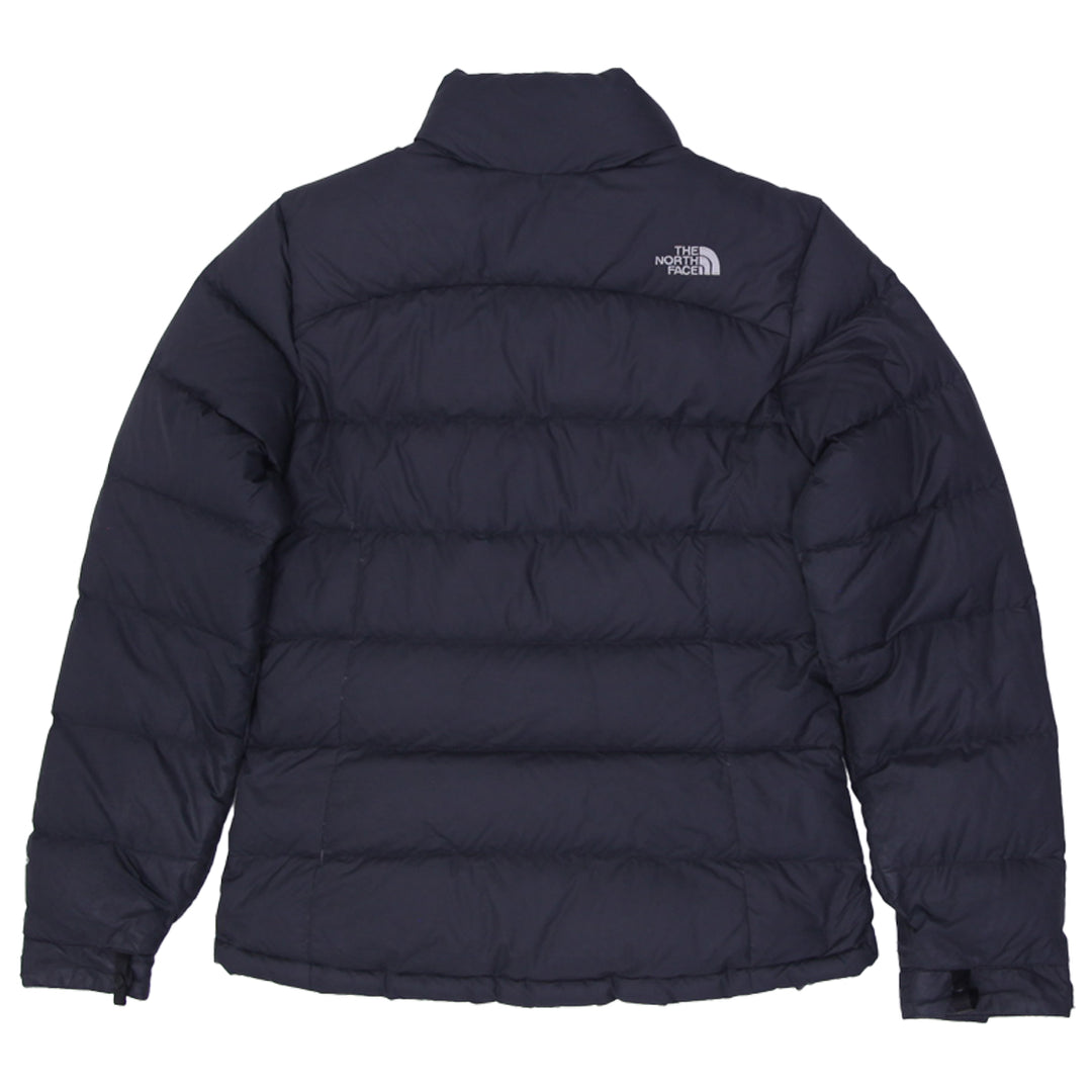 Ladies The North Face Puffer 700 Fill Black Zip Jacket