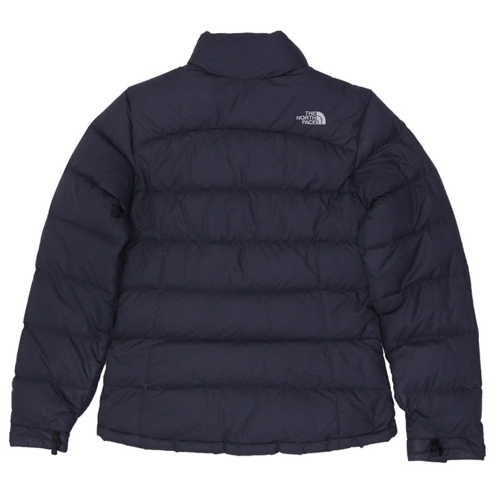 Ladies The North Face Puffer 700 Fill Black Zip Jacket