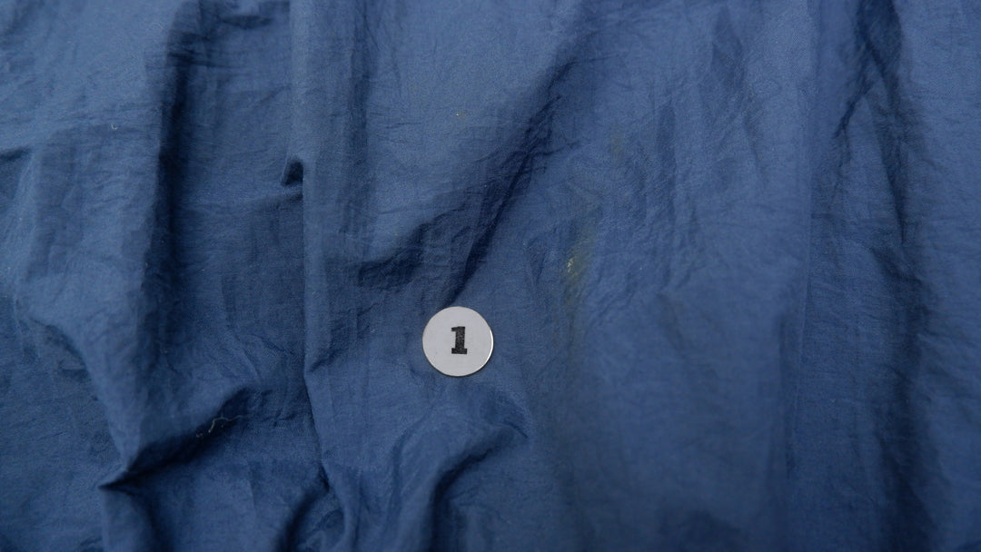 Vintage Russell Athletic Michigan Wolverines Varsity Jacket Navy Embroidered