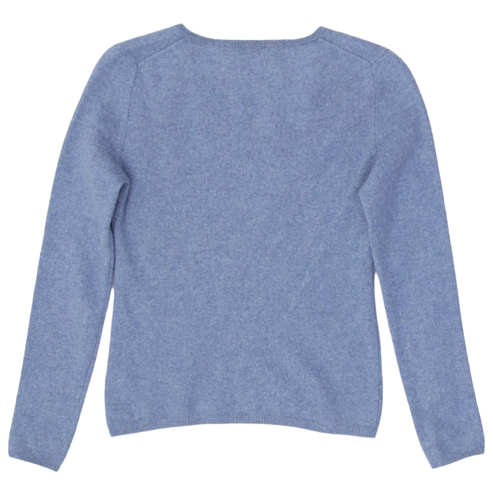Ladies V-Neck 100% Long Sleeve Cashmere