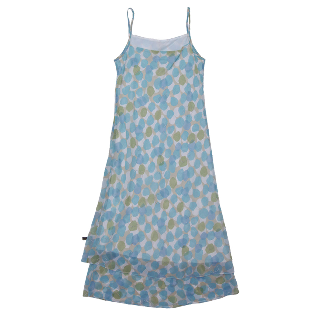 Y2K Ladies G2000 Strappy Chiffon Printed Dress