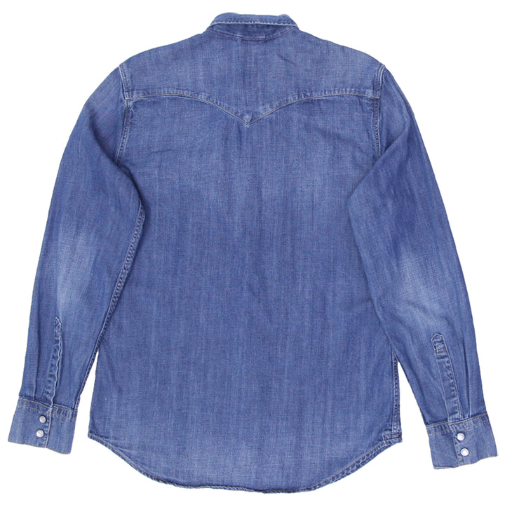 Mens Levi's Pearl Button Long Sleeve Denim Shirt