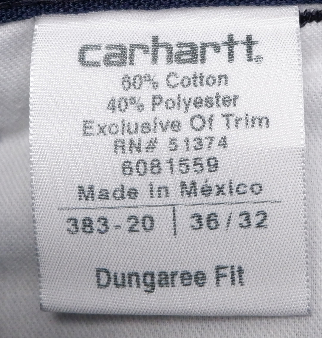 Mens Carhartt 383-20 Dungaree Navy Pants