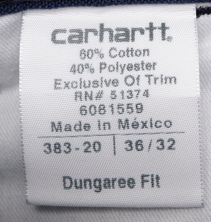 Mens Carhartt 383-20 Dungaree Navy Pants