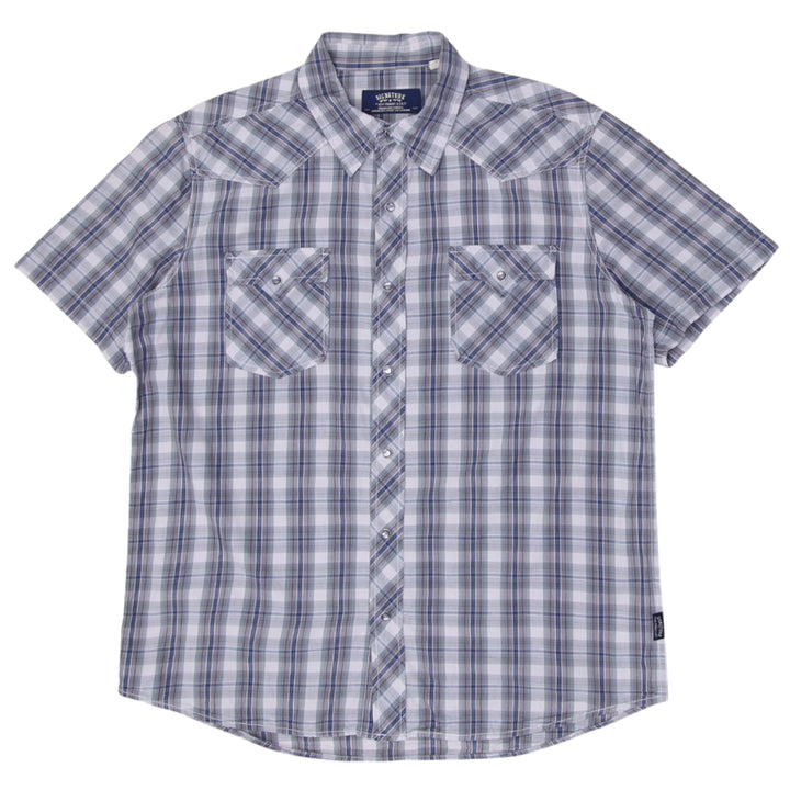 Mens Levi's Pearl Button Flannel Short Sleeve Shirt