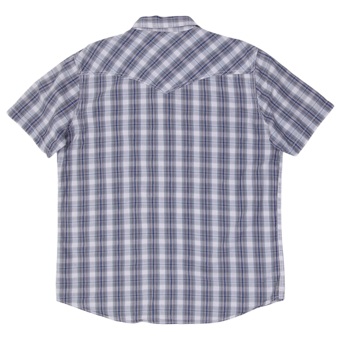 Mens Levi's Pearl Button Flannel Short Sleeve Shirt