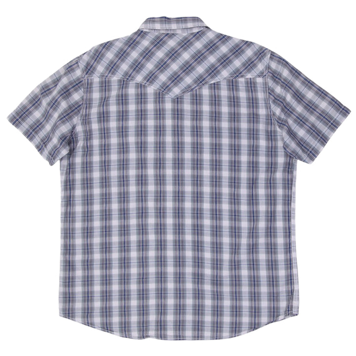 Mens Levi's Pearl Button Flannel Short Sleeve Shirt