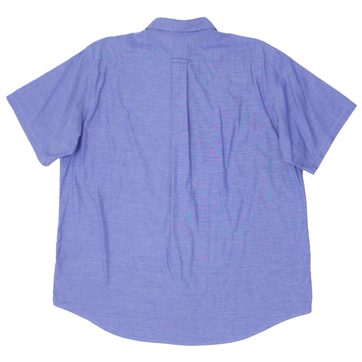 Mens Lacoste Logo Short Sleeve Button Shirt