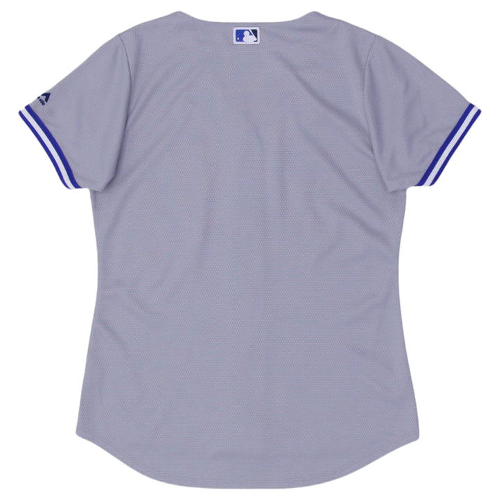 Ladies Majestic Toronto Blue Jays Button Baseball Jersey