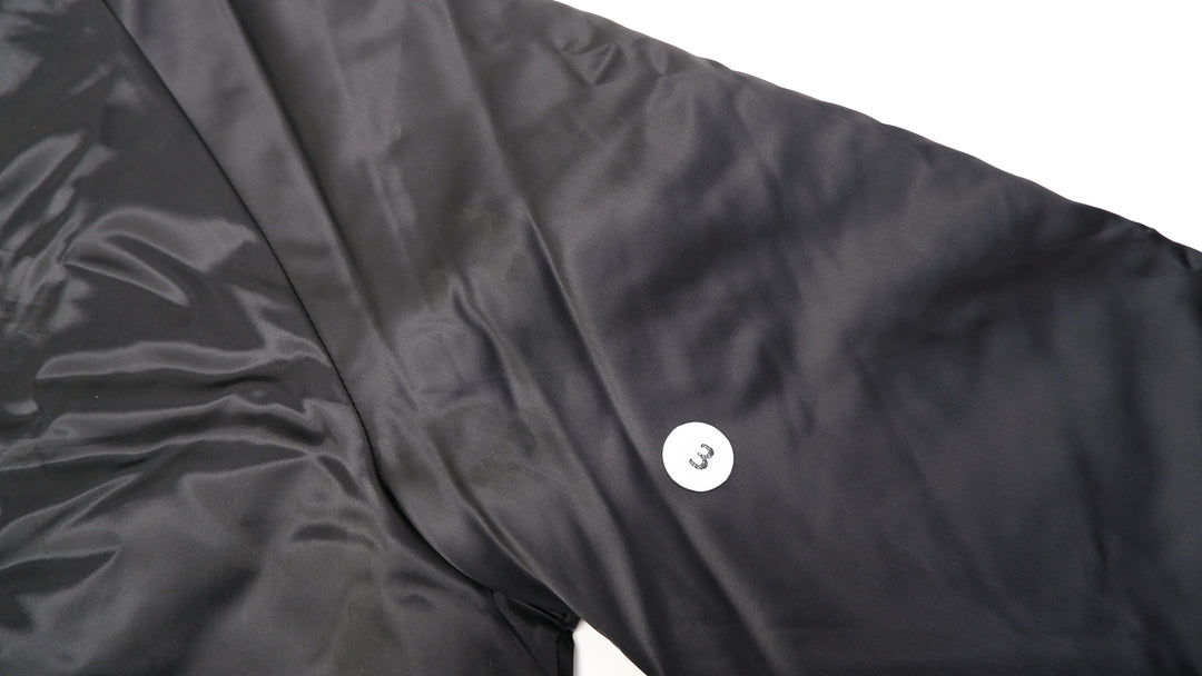 Vintage Mens America's Finest Signature Series Jacket Black Embroidered Racing