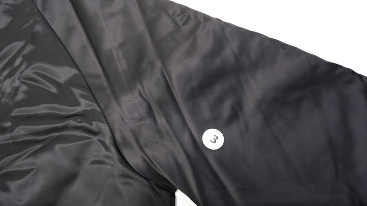 Vintage Mens America's Finest Signature Series Jacket Black Embroidered Racing