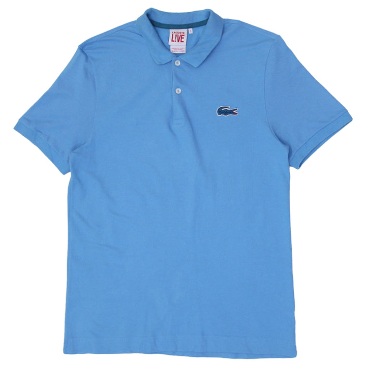 Mens Lacoste Live Blue Polo T-Shirt