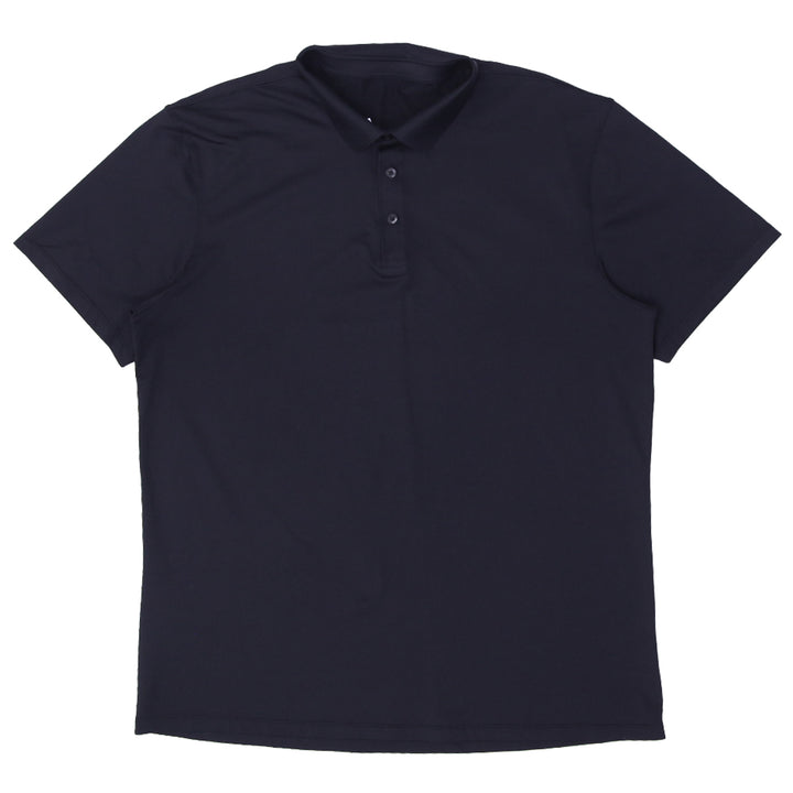 Mens Lululemon Stretch Black Polo T-Shirt