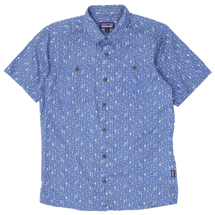 Mens Patagonia Printed Short Sleeve Pocket Shirt | Migration_Shirts UAENAT20 | Fashion Rerun