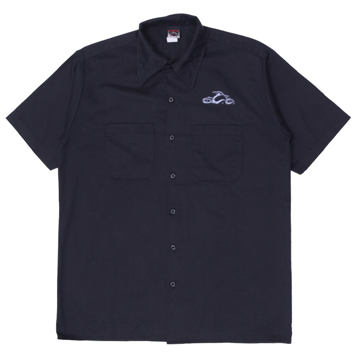 Mens Orange County Choppers Black Button Shirt