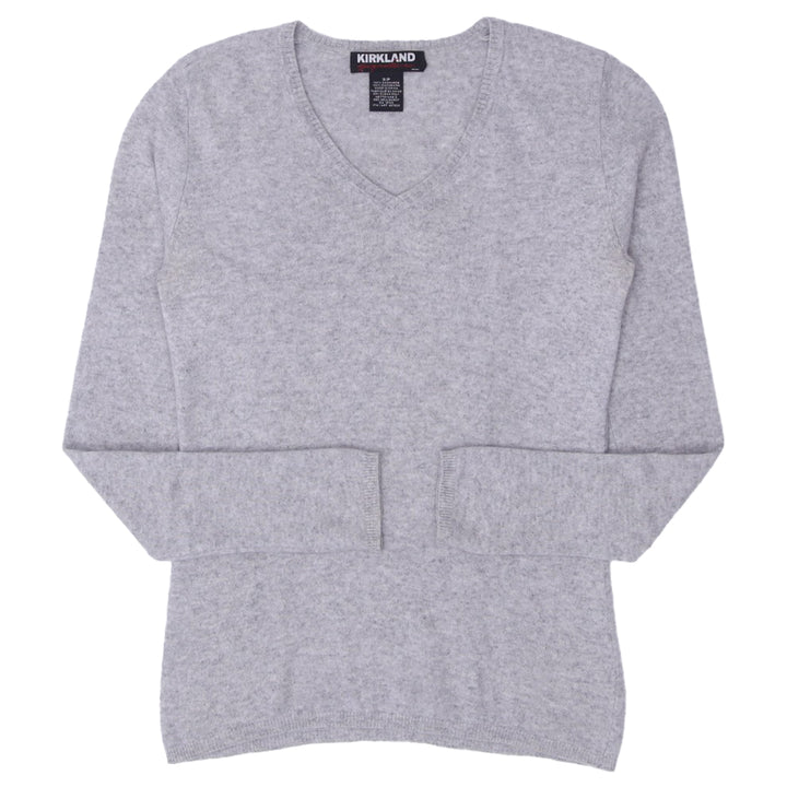 Ladies Kirkland Signature V-Neck 100% Cashmere Sweater