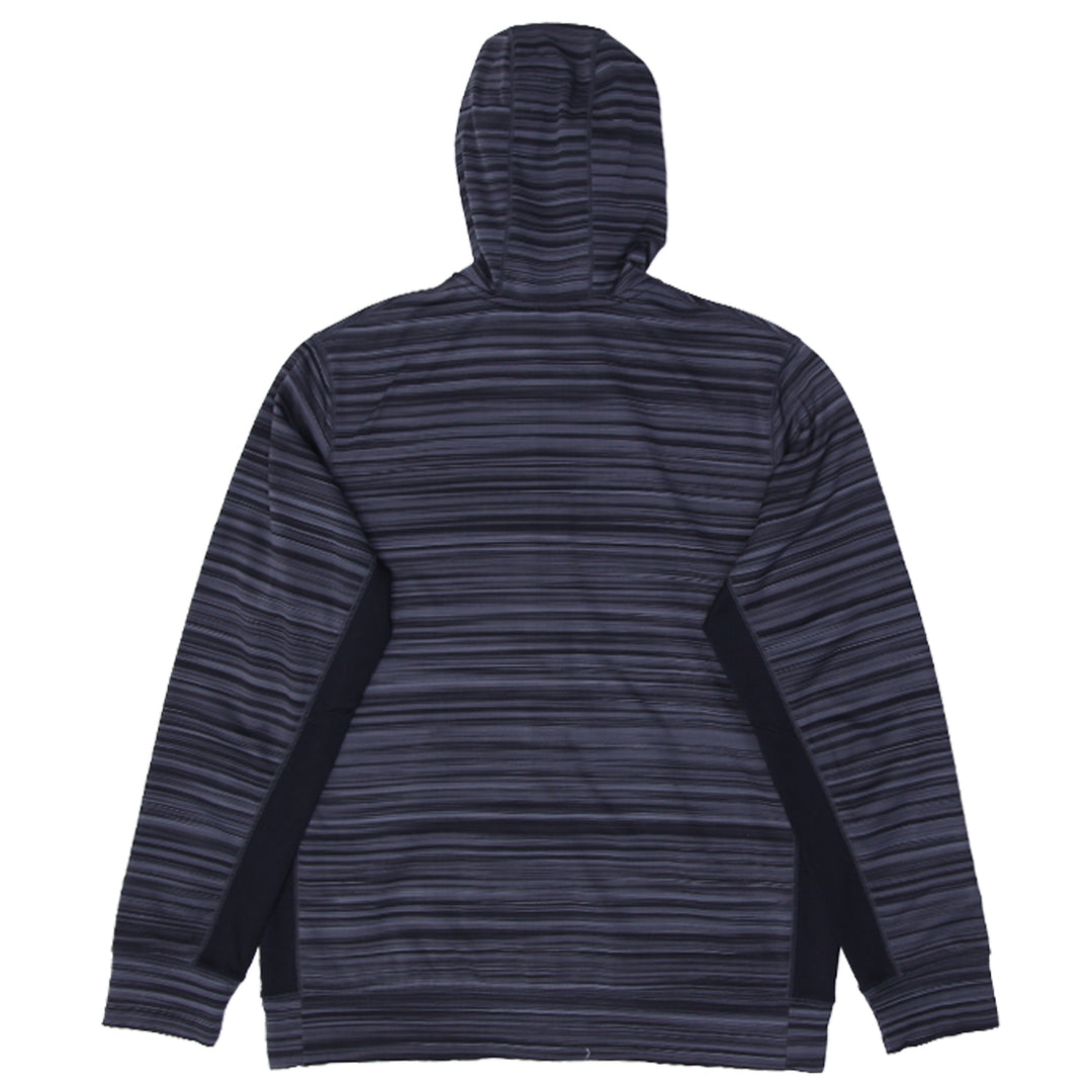 Mens Embroidered Nike Logo Therma Fit Zip Up Pullover Hoodie