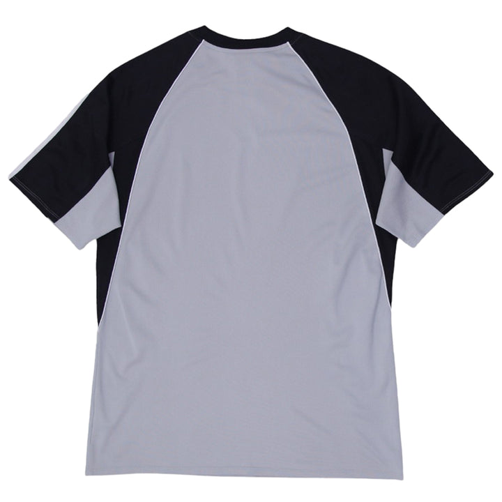 Mens Adidas T-Shirt Gray Black Colorblock Athletic Sportswear