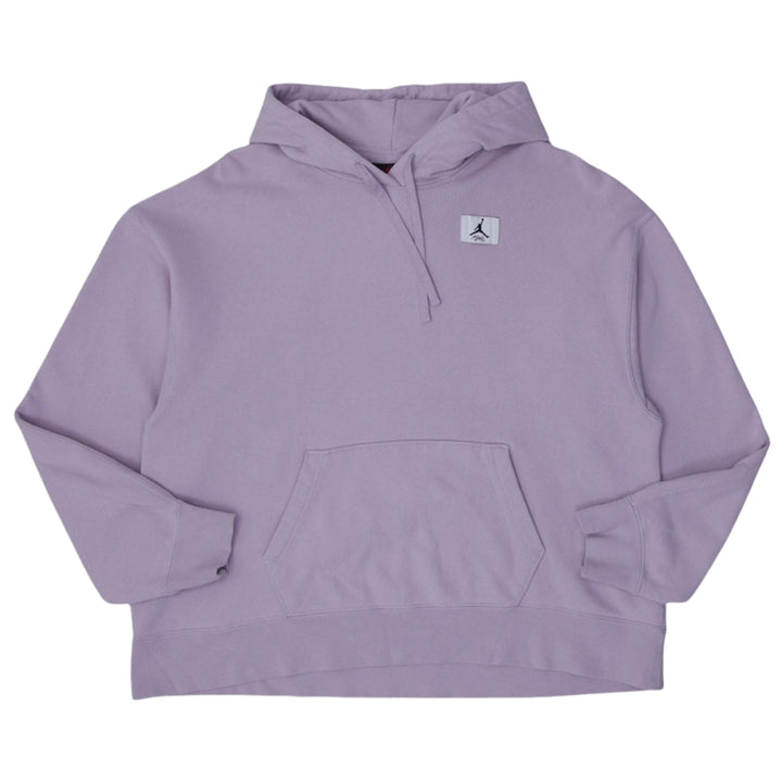 Ladies Air Jordan Flight Oversized Fit Pullover Hoodie