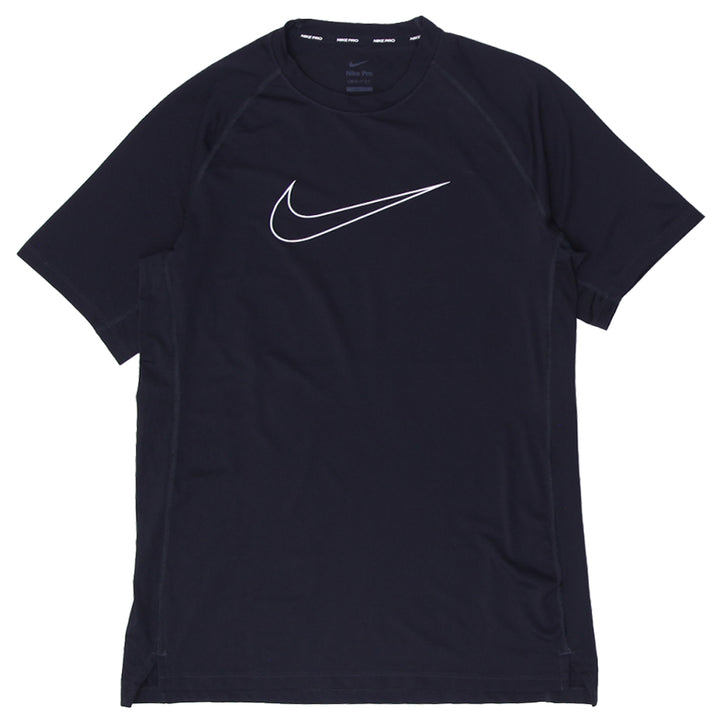 Mens Nike Pro Slim Fit Black Sports T-Shirt