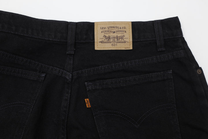 Vintage Levi Strauss & Co. 631 Orange Tab Black Jeans | Migration_Jeans UAENAT20 - Detail View | Fashion Rerun