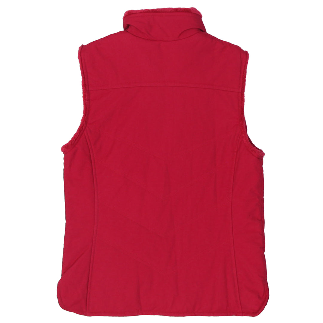 Vintage Nike ACG Vest Silk Lined Warm Women's Vest Size Small Red