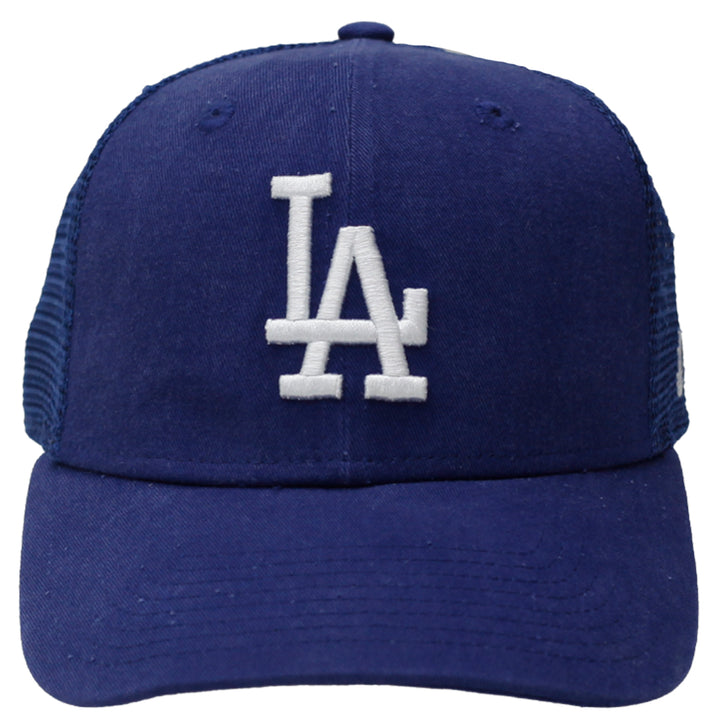 Mens New Era 9Forty Blue Trucker Cap LA Dodgers Mesh Snapback