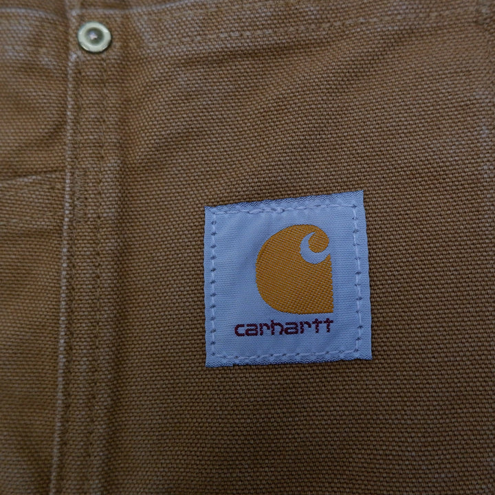 Mens Carhartt 102776-211 Duck Bib Relaxed Fit Double Knee Overall