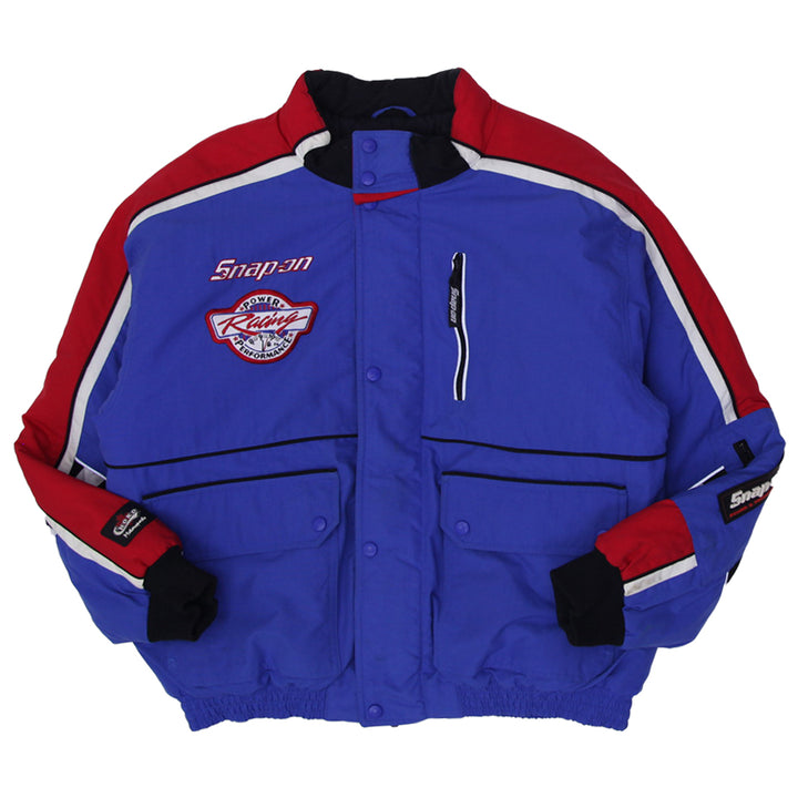 Mens Choko Motorsports Snap On Power Racking Puffer Jacket