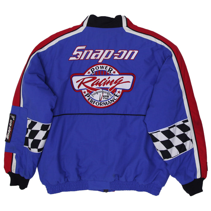 Mens Choko Motorsports Snap On Power Racking Puffer Jacket