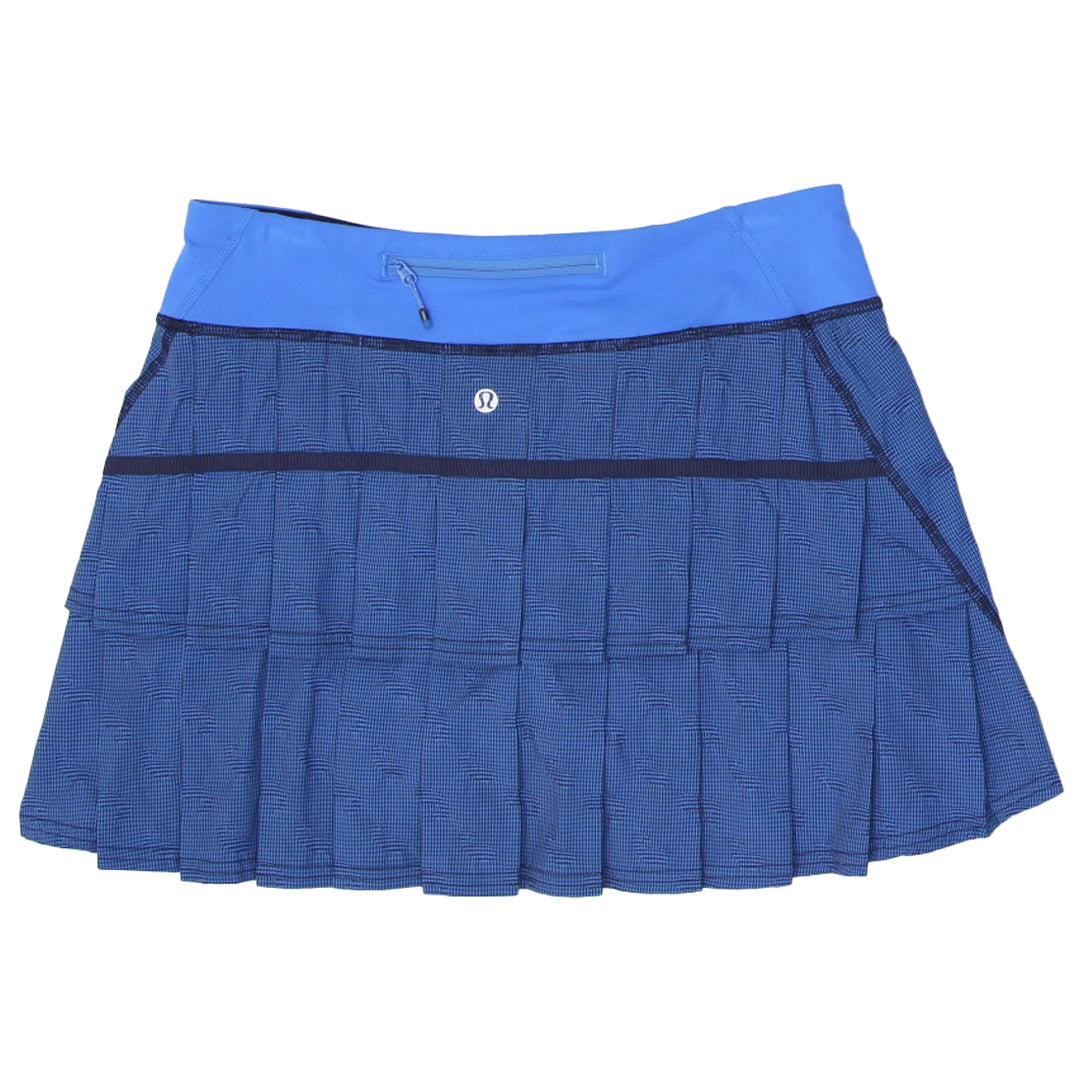 Ladies Lululemon Pleated With Inner Tennis Skirt