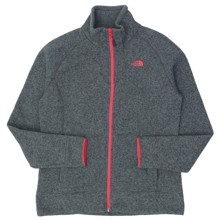 Ladies The North Face Full Zip Better Sweater Fleece Jacket Green