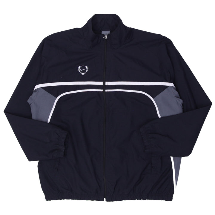 Mens Embroidered Nike Logo Full Zip Sports Nylon Jacket