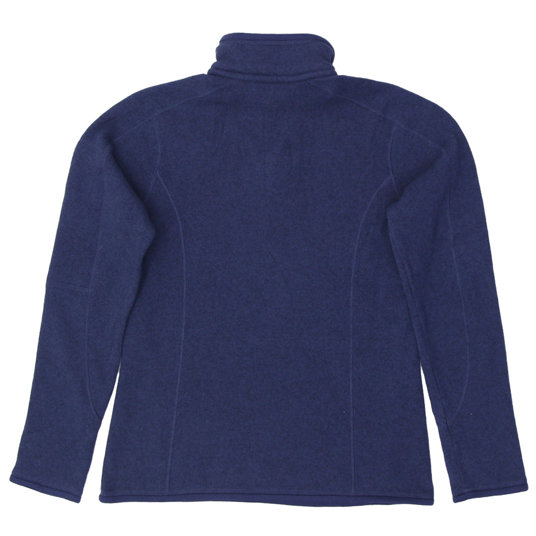 Ladies Patagonia Better Sweater Quarter Zip Navy
