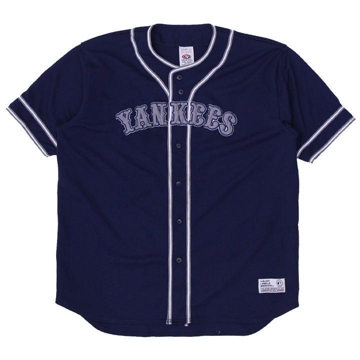 Vintage True Fan NEW YORK YANKEES MLB Genuine Merchandise Navy Jersey