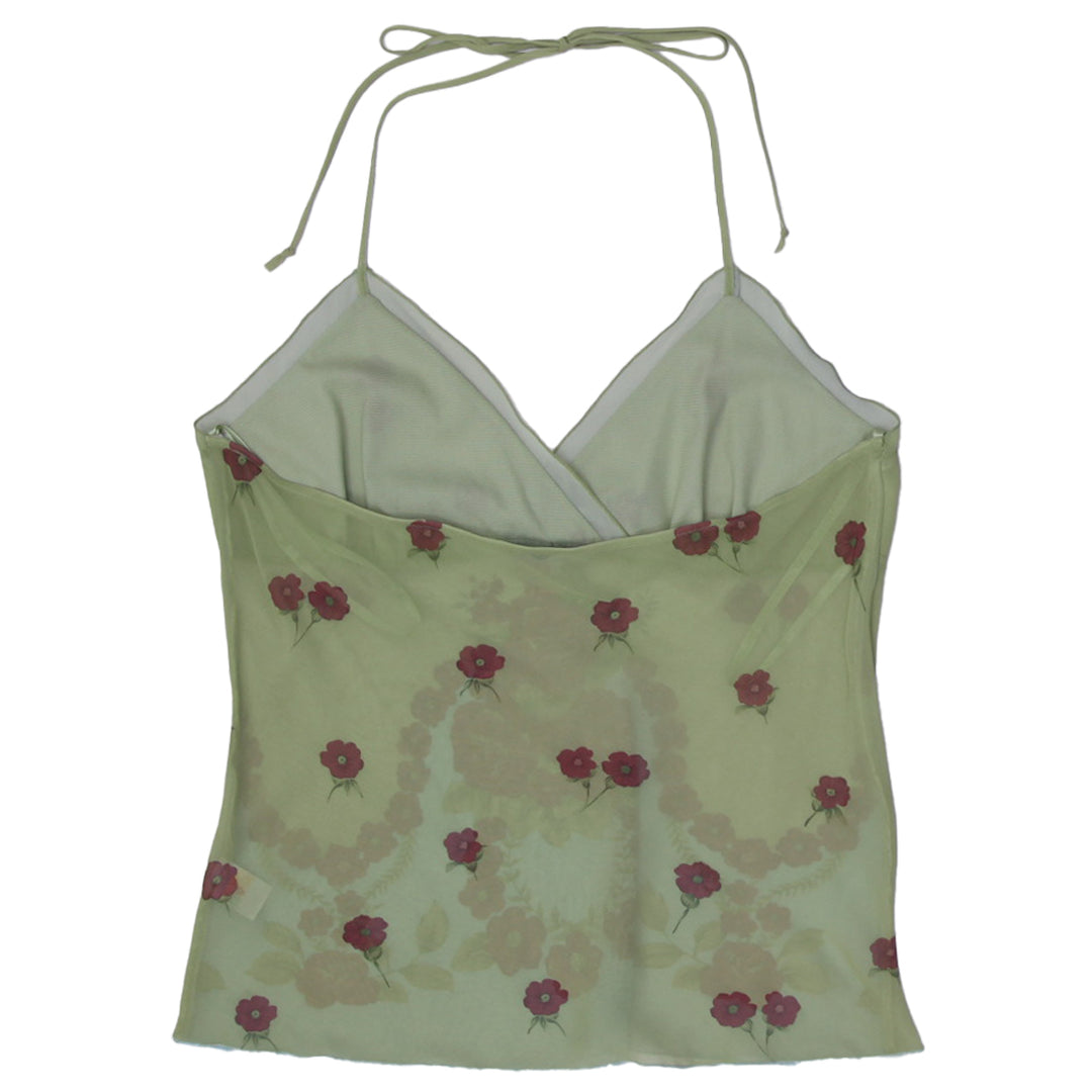 Y2K Ladies Smart Set Floral Halter Top