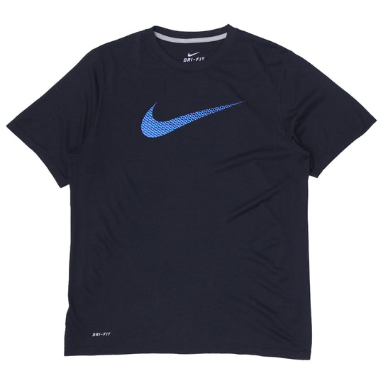 Shop Mens Nike Logo Black Sports T-Shirt | Fashion Rerun