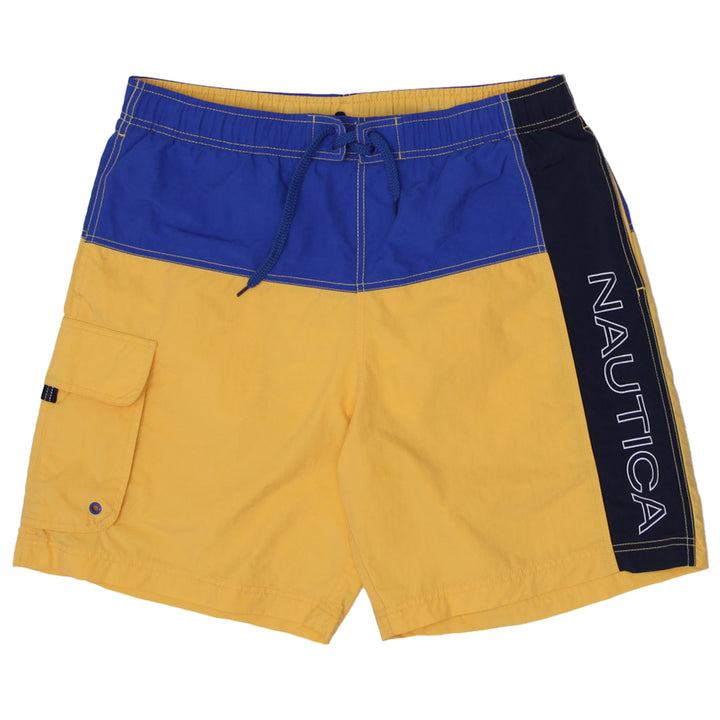 Mens Embroidered Nautica Logo Swim Shorts