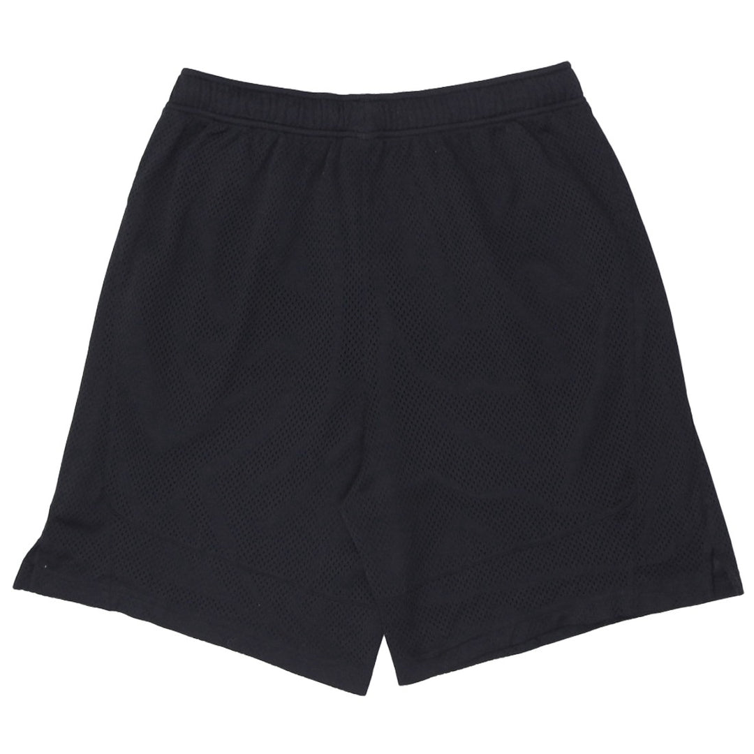 Mens Embroidered Nike Logo Black Mesh Sports Shorts