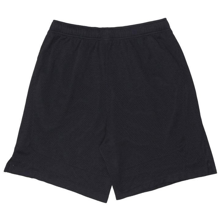 Mens Embroidered Nike Logo Black Mesh Sports Shorts